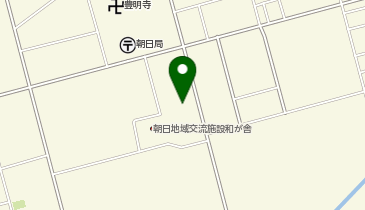 朝日地域交流施設の地図画像