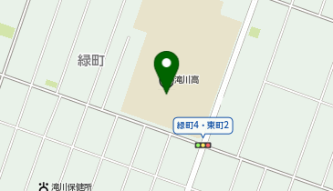 滝川高等学校の地図画像