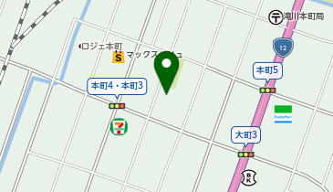 本町地区コミュニティセンターの地図画像