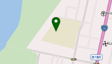 砂川小学校グラウンドの地図画像