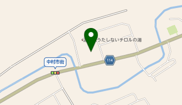 道の駅附帯施設の地図画像