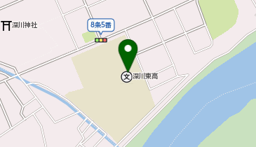 深川東高等学校の地図画像