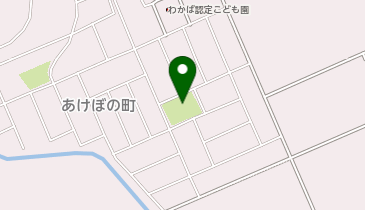 あけぼの児童公園の地図画像