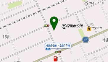 深川市健康福祉センター「デ・アイ」の地図画像