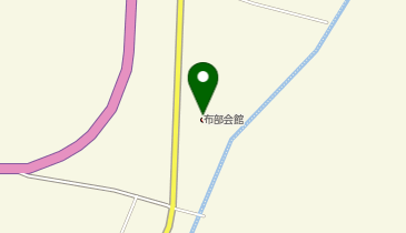 布部会館の地図画像