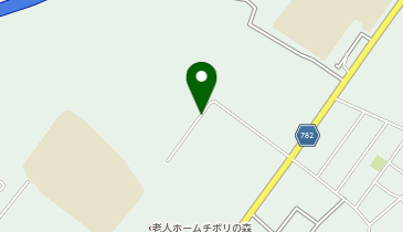 富岸墓地付近の地図画像