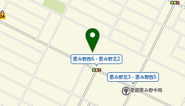 恵み野憩の家の地図画像