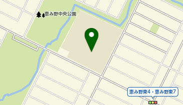 恵み野旭小学校の地図画像