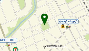 あすなろ公園の地図画像