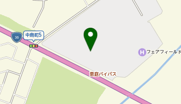 道の駅花ロードえにわ駐車場の地図画像