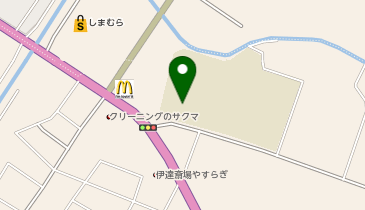 伊達中学校体育館の地図画像