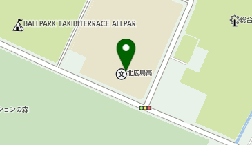 北広島高校の地図画像