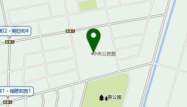 中央公民館の地図画像
