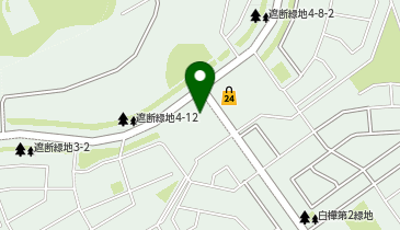 北広島団地住民センター前庭の地図画像