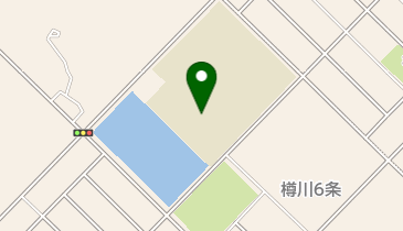 樽川中学校グラウンドの地図画像