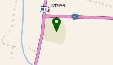 浜益小学校グラウンドの地図画像