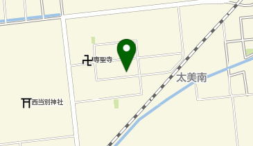 当別太会館の地図画像