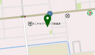 新篠津村自治センターの地図画像