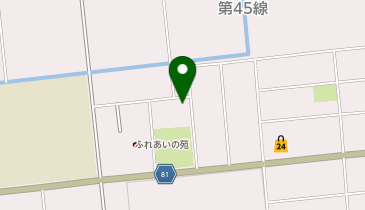 障がい者支援施設ふれあいの苑の地図画像