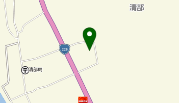 旧清部小学校グラウンドの地図画像