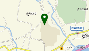 松城小学校グラウンドの地図画像