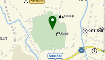 松前公園の地図画像