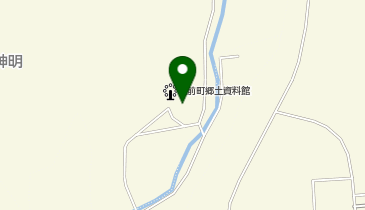 松前町民体育館の地図画像