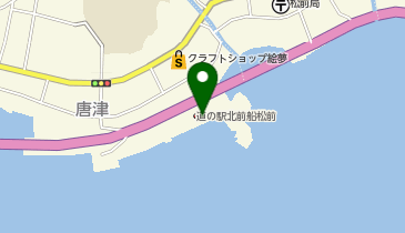 道の駅北前船松前の地図画像