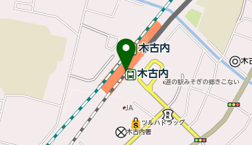 木古内町南北連絡歩道橋の地図画像