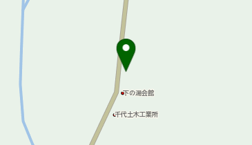 下の湯会館の地図画像