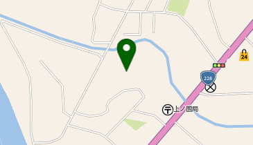 上ノ国町民球技場の地図画像