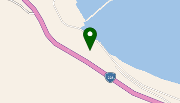 大澗駐車帯(国道228号)の地図画像