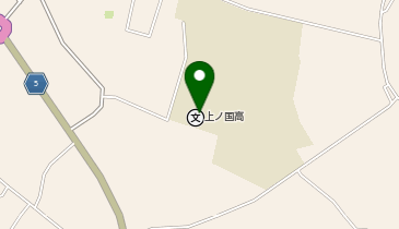 上ノ国高等学校の地図画像