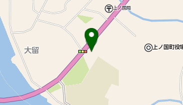 上ノ国小学校の地図画像