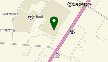 留寿都小学校 体育館の地図画像