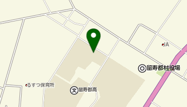 留寿都村武道館の地図画像