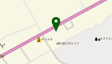 道の駅「230ルスツ」駐車場の地図画像