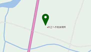 大江へき地保育所の地図画像