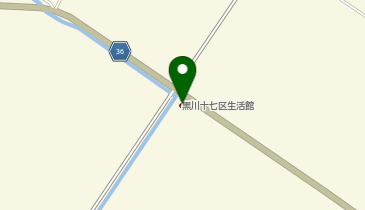 黒川17区生活館の地図画像