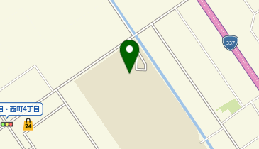 南幌中学校の地図画像