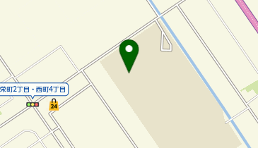 南幌町生涯学習センターぽろろ・南幌中学校共同グランドの地図画像