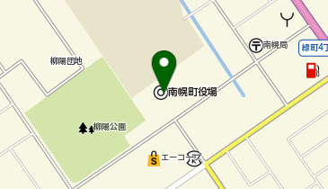 南幌町役場の地図画像