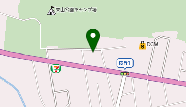 ふるさといきものの里オオムラサキ館の地図画像