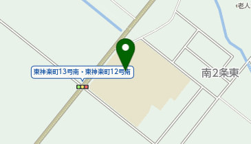 東神楽小学校グラウンドの地図画像