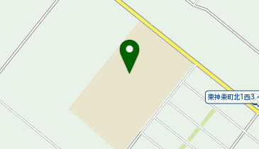 東神楽中学校グラウンドの地図画像