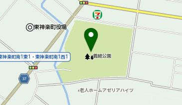 義経公園の地図画像