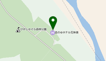 健康回復センター(森のゆ花神楽)の地図画像