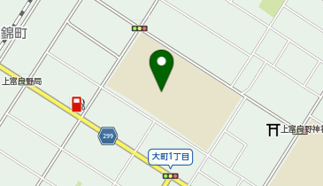 上富良野小学校の地図画像