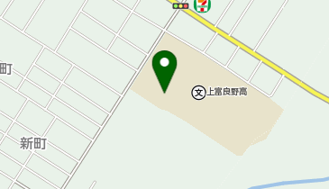 上富良野高等学校の地図画像