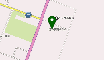 道の駅南ふらのの地図画像